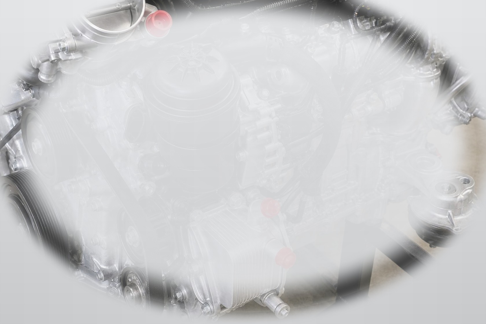 Engine stamp close-up