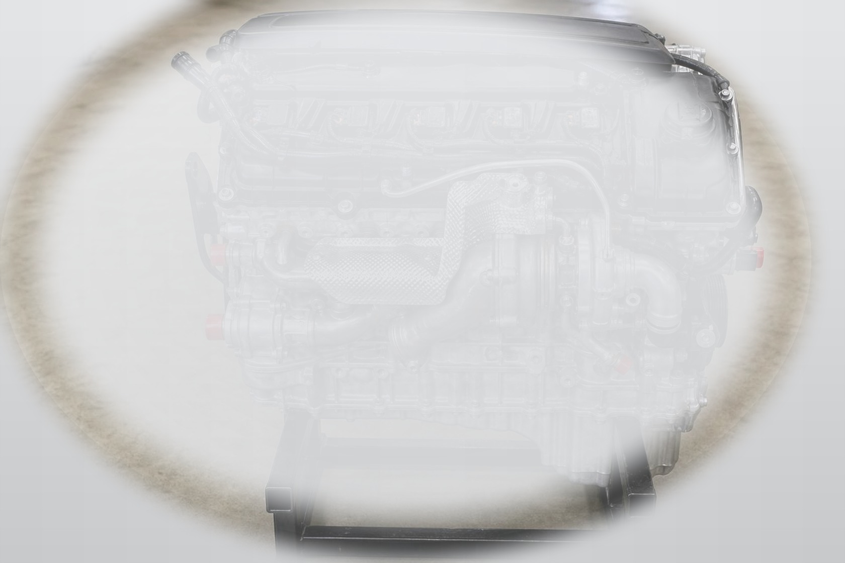 Engine ready for shipping